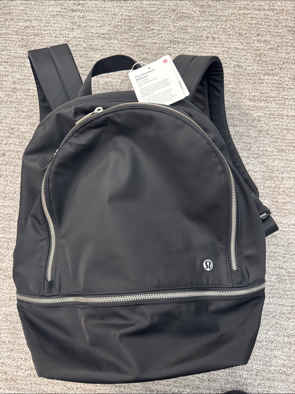 lululemon City Adventurer Backpack with Silver Zippers NEW